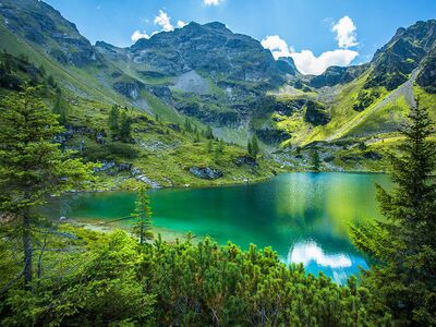 der Moralmsee auf dem Hauser Kaibling