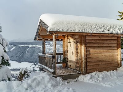 Sauna in der Blockhütte beim Mitterwallnerhof